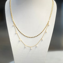 Layered Pearl Drop Necklace