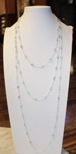 Chain By The Metre Necklace - Blue Topaz - Silver