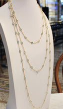 Chain By The Metre Necklace - Chalcedony - Gold