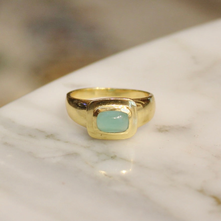 Cabochon Ring Chalcedony – Sophie Catherine Jewellery