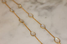 Chain By The Metre - Moonstone - Gold