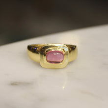 Cabochon Ring - Hydro Pink Tourmaline