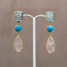 Pastel Bezel Earrings