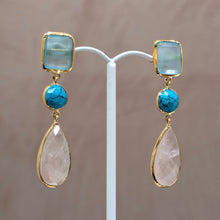 Pastel Bezel Earrings