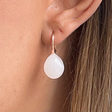 Bubble Earrings Milky White