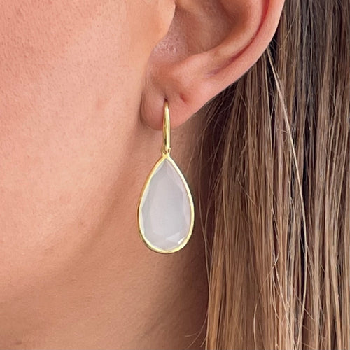 Large Teardrops White